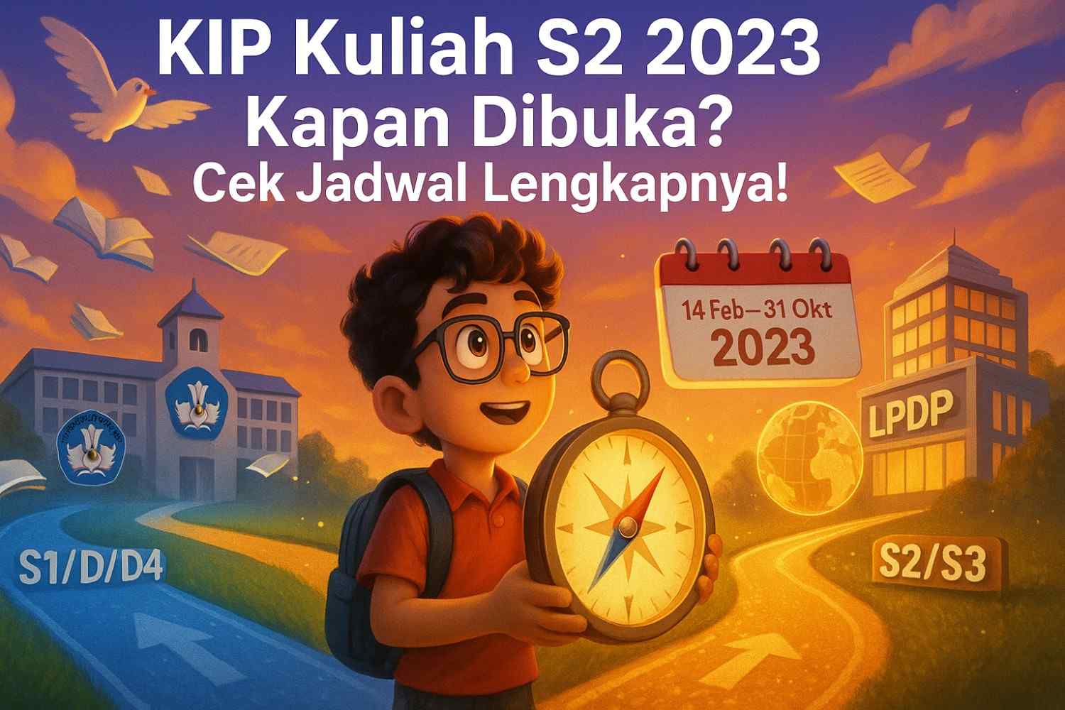 KIP Kuliah S2 2023 kapan dibuka