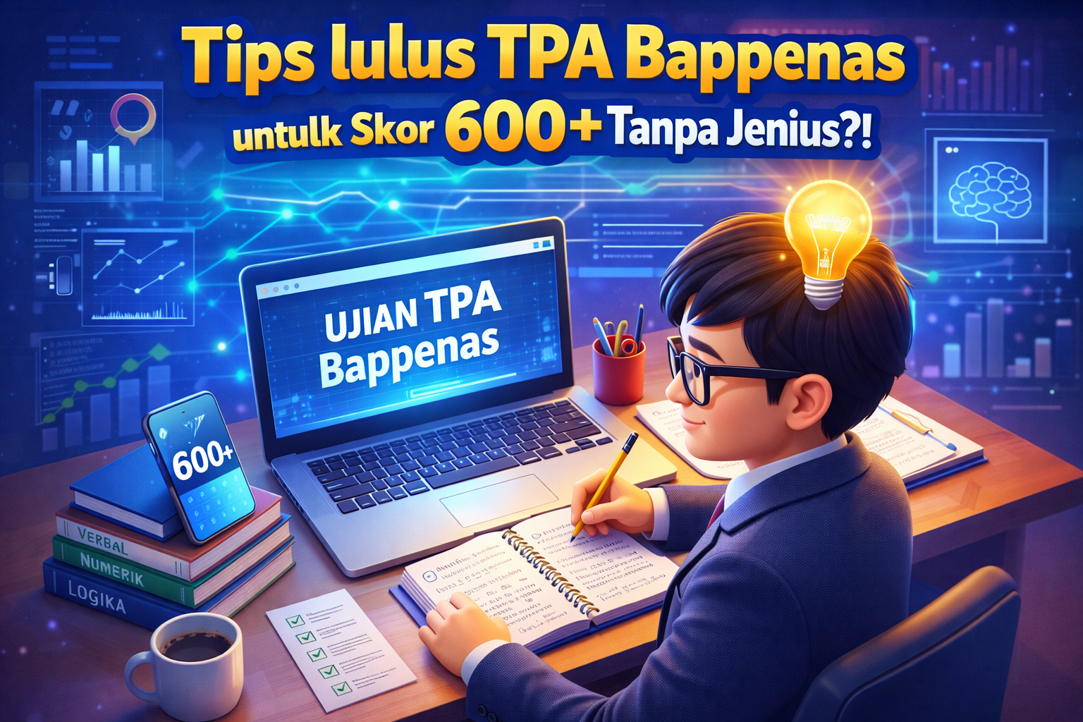 Tips lulus TPA Bappenas untuk Skor 600+ Tanpa Jenius?!