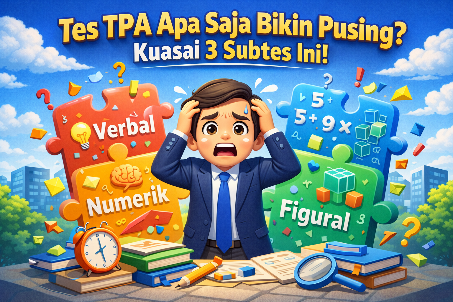 Tes TPA Apa Saja Bikin Pusing? Kuasai 3 Subtes Ini!