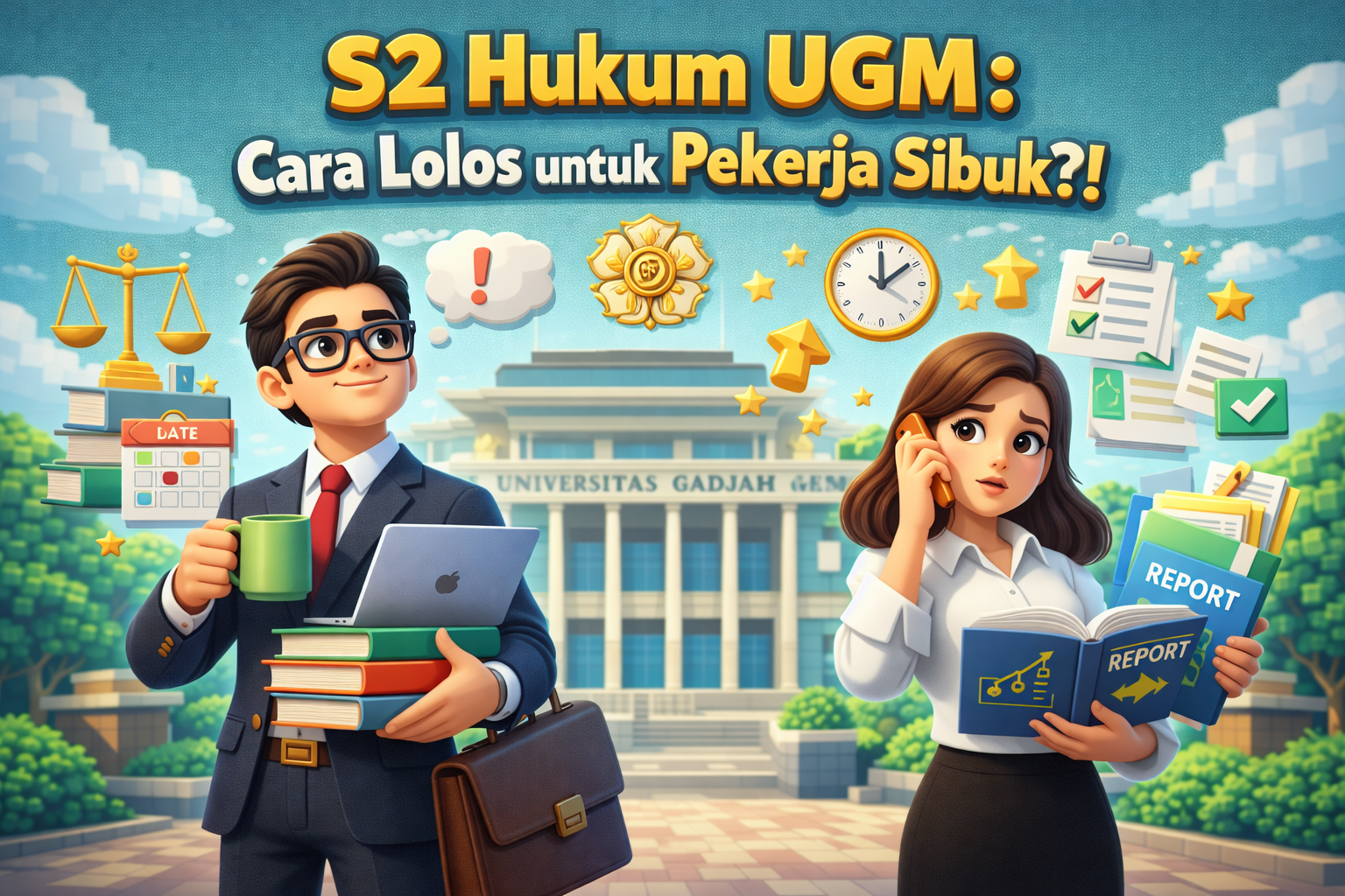 S2 Hukum UGM : Cara Lolos untuk Pekerjaa Sibuk?!